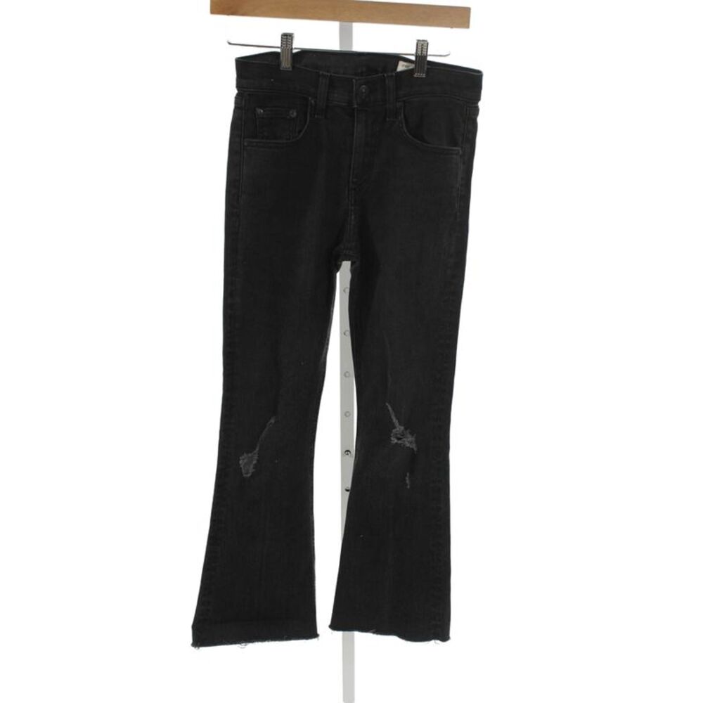 Rag & Bone Jean Womens Flared Black Jeans Size 25